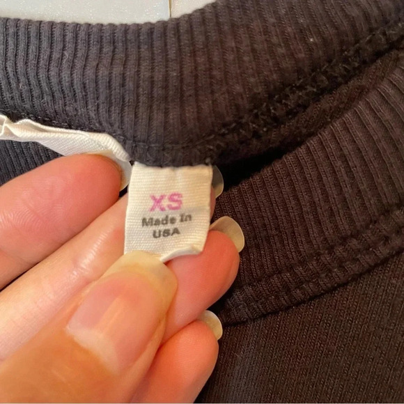 Athleta black ribbed high neck tank top women’s size xs - Picture 9 of 10